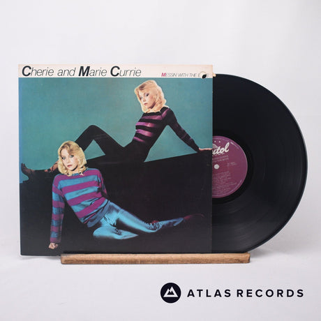 Cherie & Marie Currie Messin' With The Boys LP Vinyl Record - Front Cover & Record
