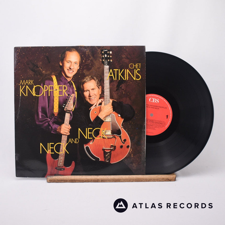 Chet Atkins Neck And Neck LP Vinyl Record - Front Cover & Record
