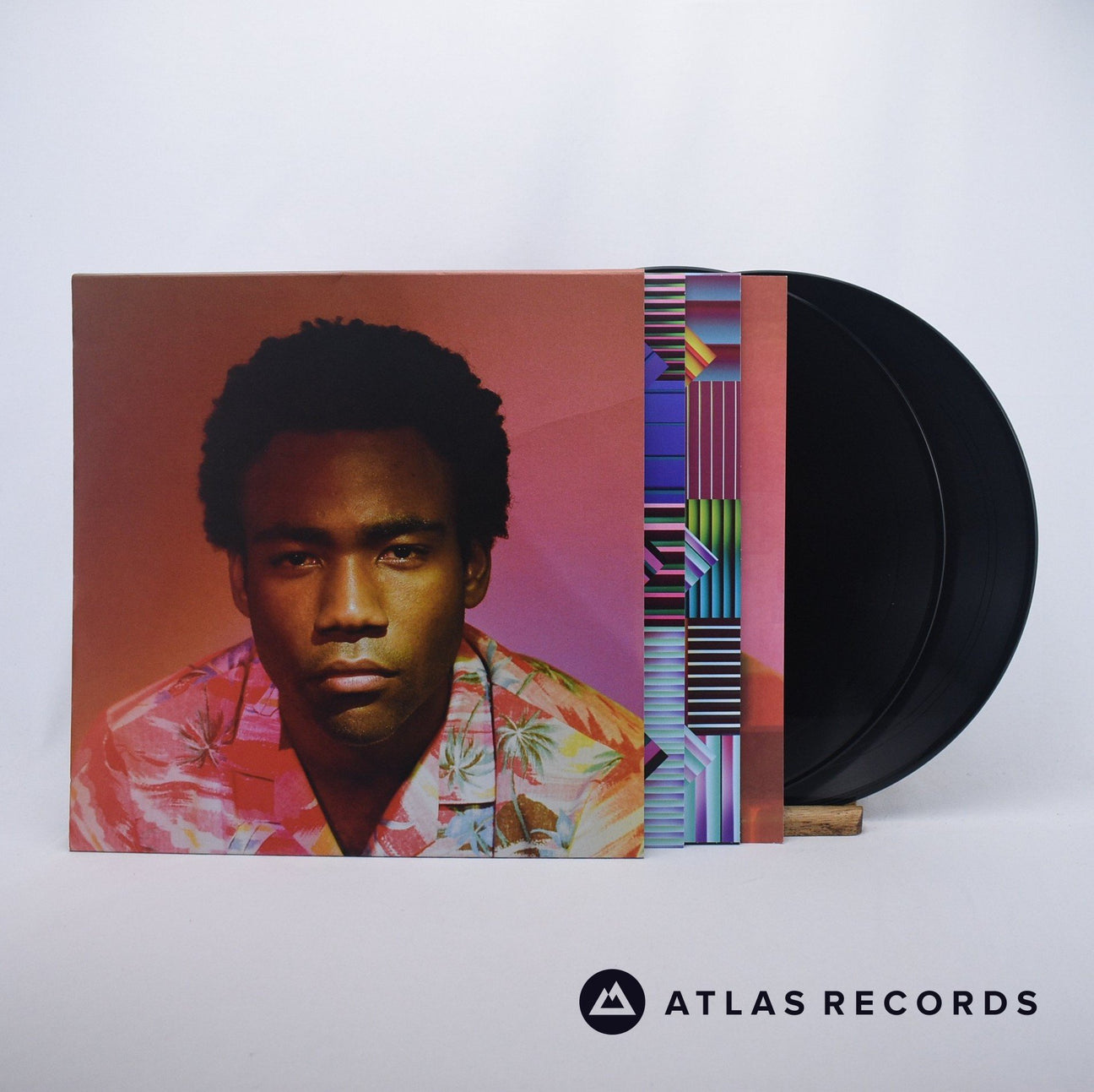 Childish Gambino Because The Internet 2 x LP Vinyl Record - Front Cover & Record