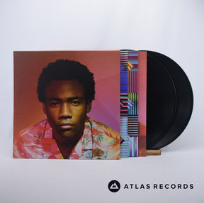 Childish Gambino Because The Internet 2 x LP Vinyl Record - Front Cover & Record