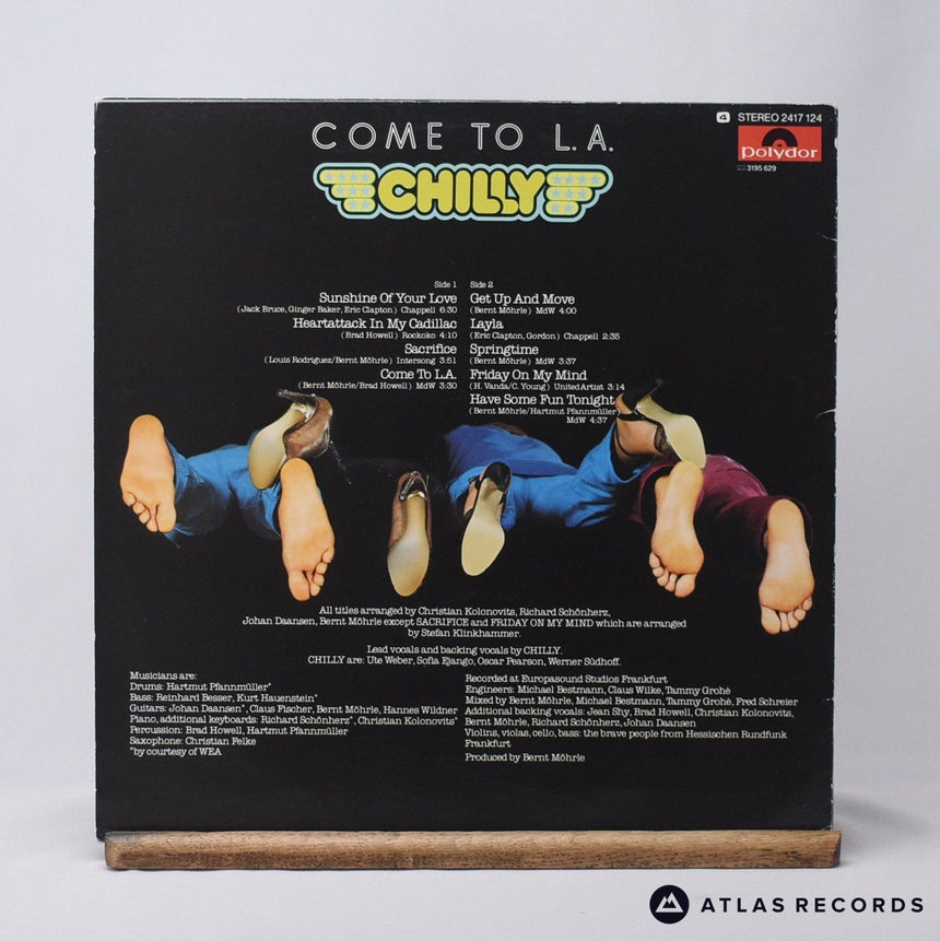 Chilly - Come To L.A. - Scandinavian A B LP Vinyl Record - VG+/VG+