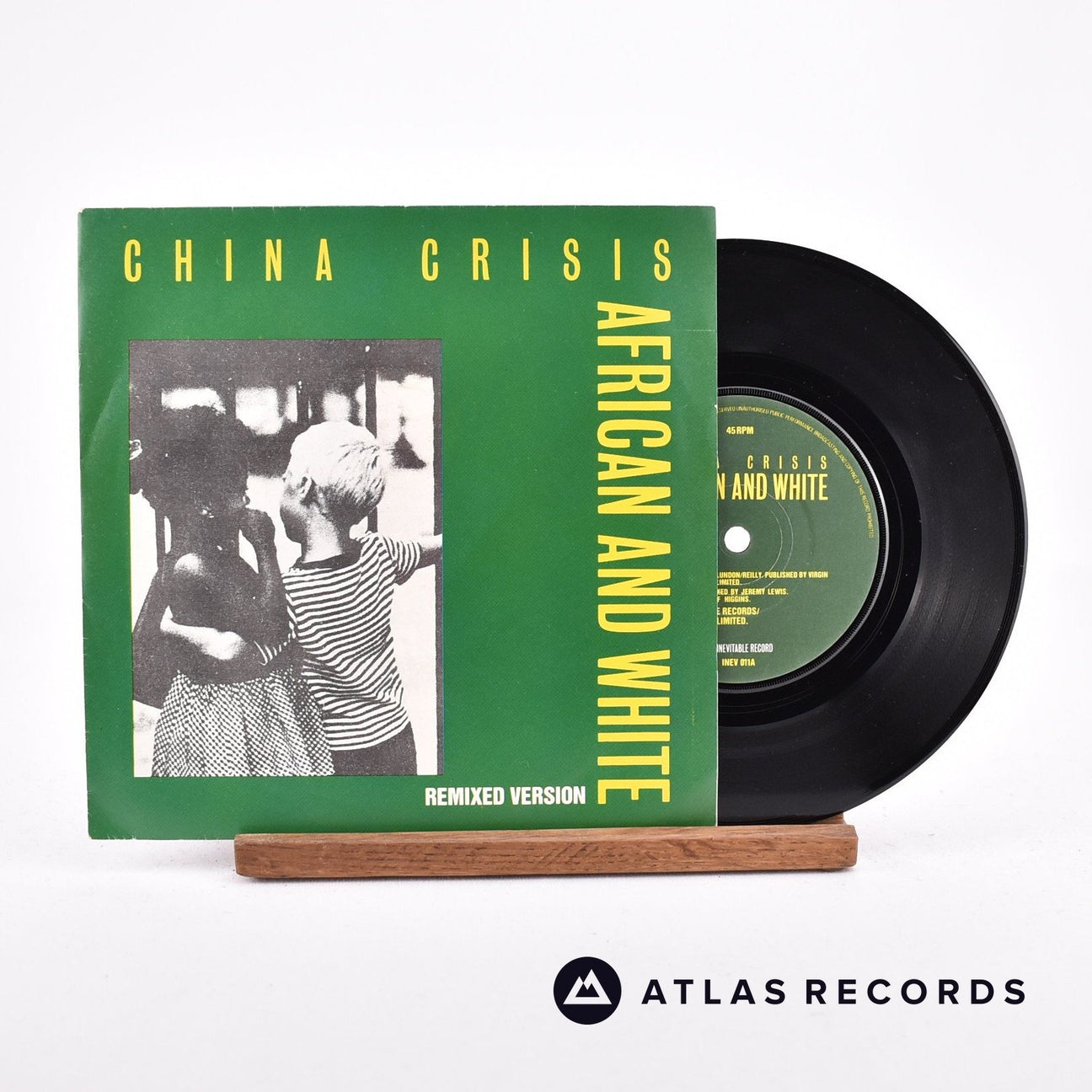 China Crisis African And White 7" Vinyl Record - Front Cover & Record