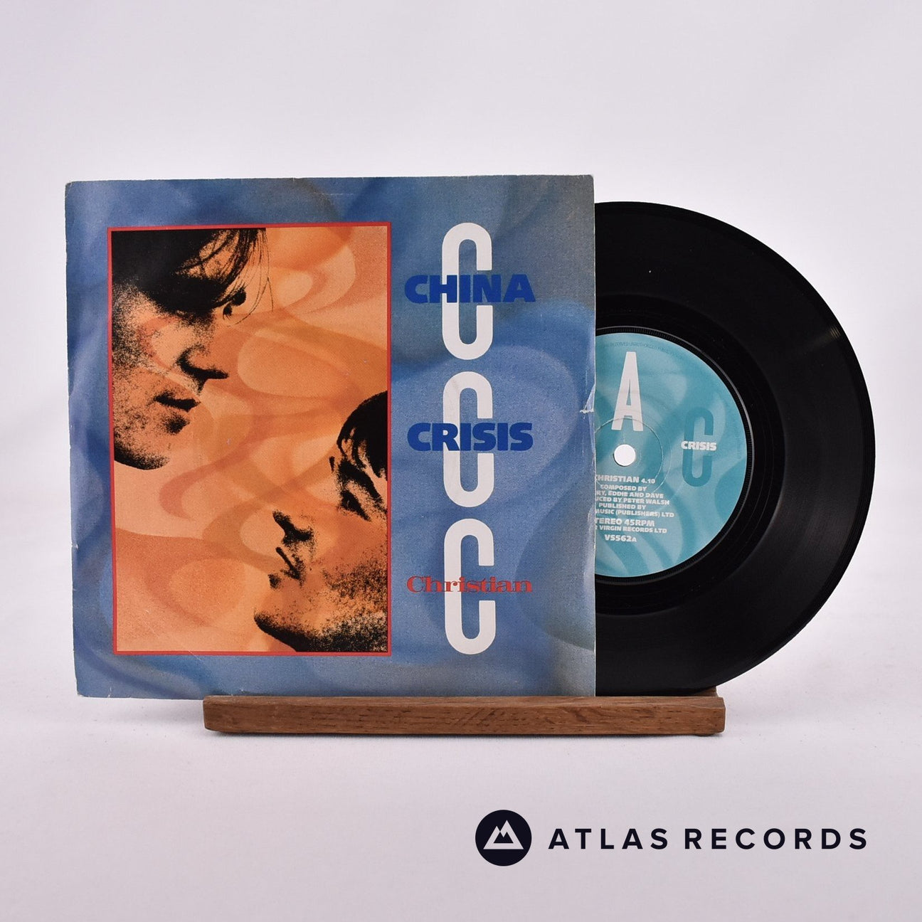 China Crisis Christian 7" Vinyl Record - Front Cover & Record