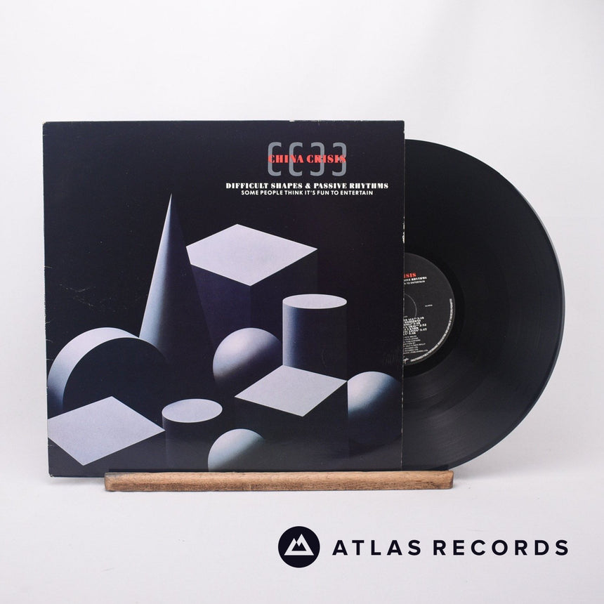 China Crisis Difficult Shapes & Passive Rhythms - Some People Think It's Fun To Entertain LP Vinyl Record - Front Cover & Record