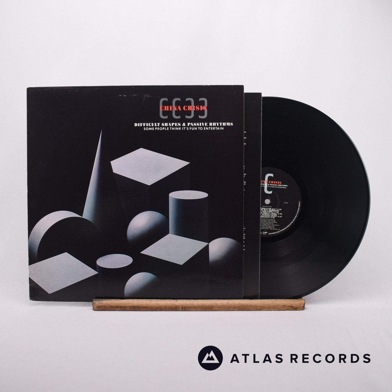 China Crisis Difficult Shapes & Passive Rhythms - Some People Think It's Fun To Entertain LP Vinyl Record - Front Cover & Record