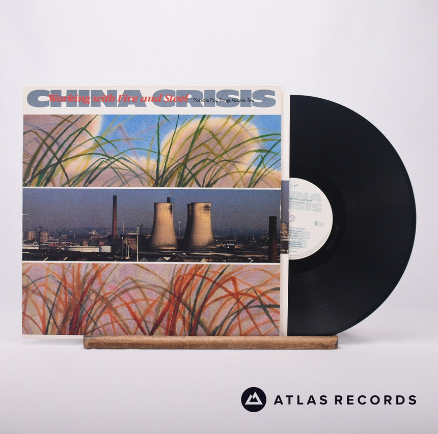 China Crisis Working With Fire And Steel LP Vinyl Record - Front Cover & Record