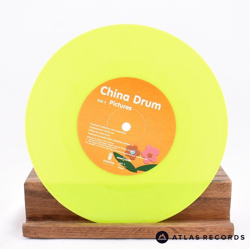China Drum - Pictures - Green Limited Edition 7" Vinyl Record - NM/NM