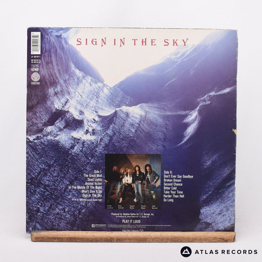 China - Sign In The Sky - LP Vinyl Record - VG+/EX