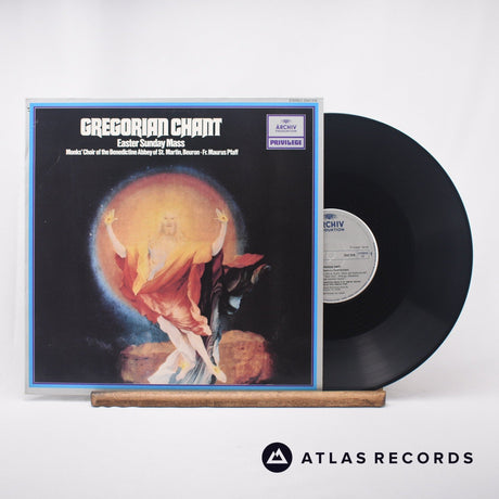Chor Der Mönche Der Benediktiner-Erzabtei St. Martin, Beuron Gregorianischer Choral: Ostermesse LP Vinyl Record - Front Cover & Record