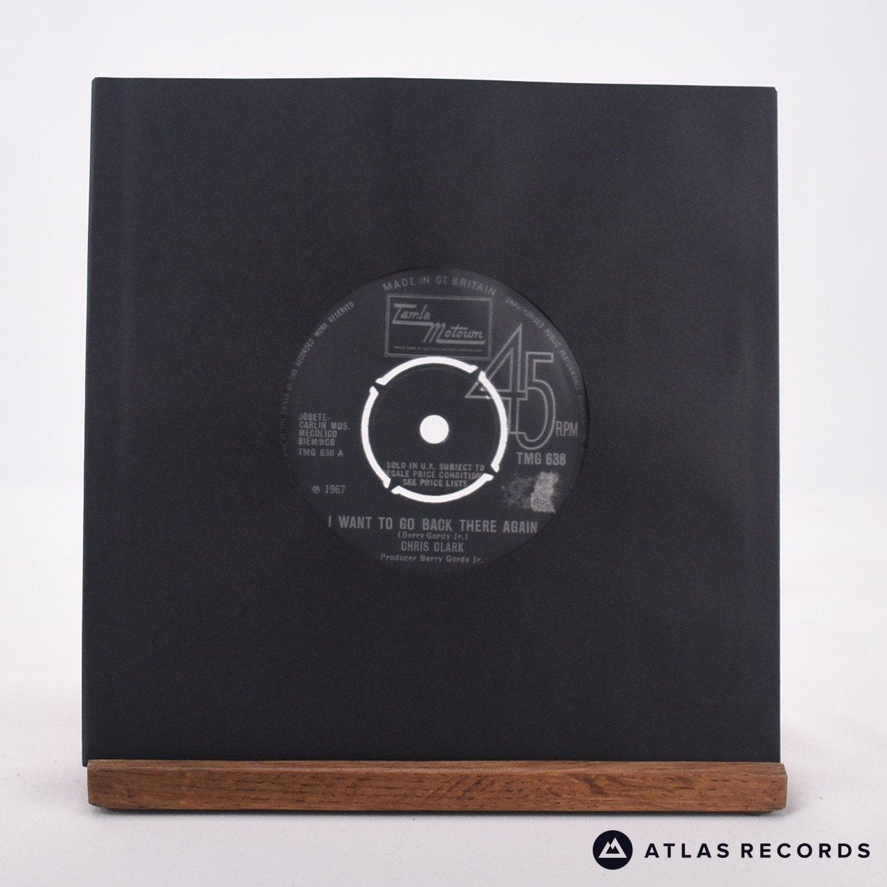 Chris Clark I Want To Go Back There Again 7" Vinyl Record - In Sleeve