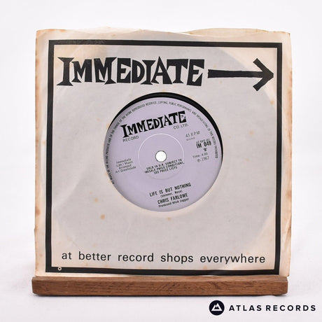 Chris Farlowe - Yesterday's Papers - Mono 7" Vinyl Record - VG+/EX