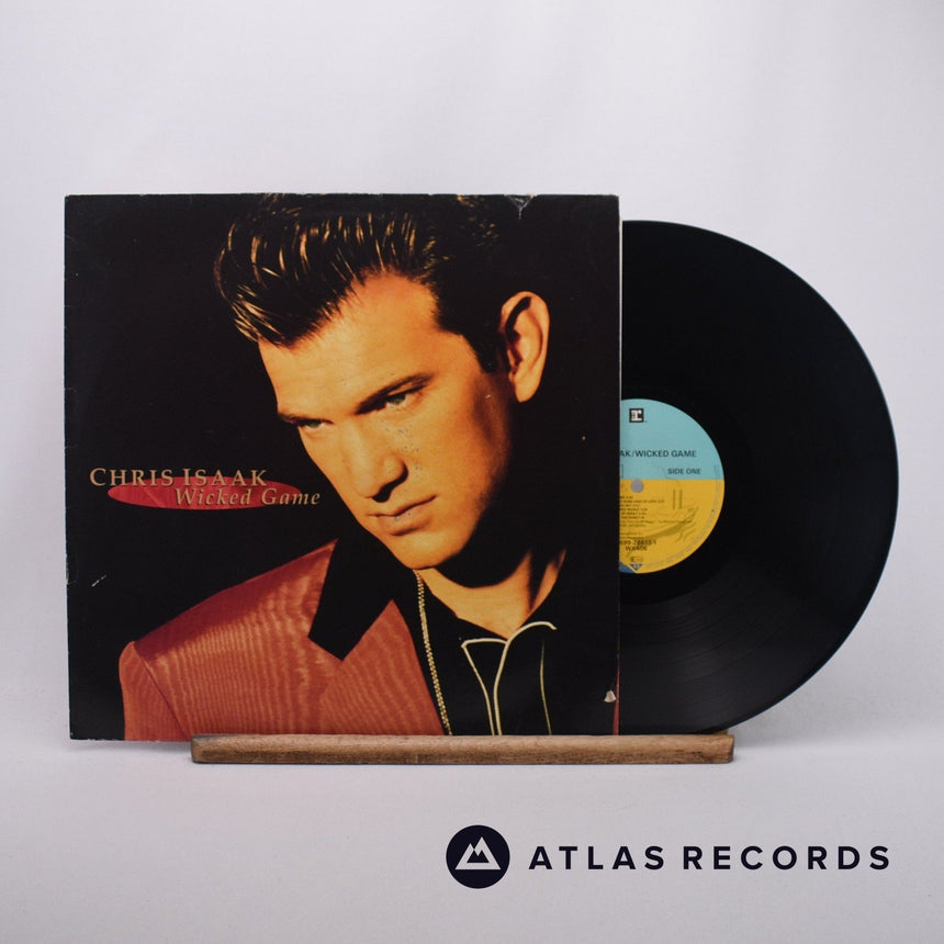 Chris Isaak Wicked Game LP Vinyl Record - Front Cover & Record