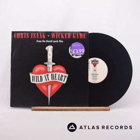 Chris Isaak Wicked Game 12" Vinyl Record - Front Cover & Record
