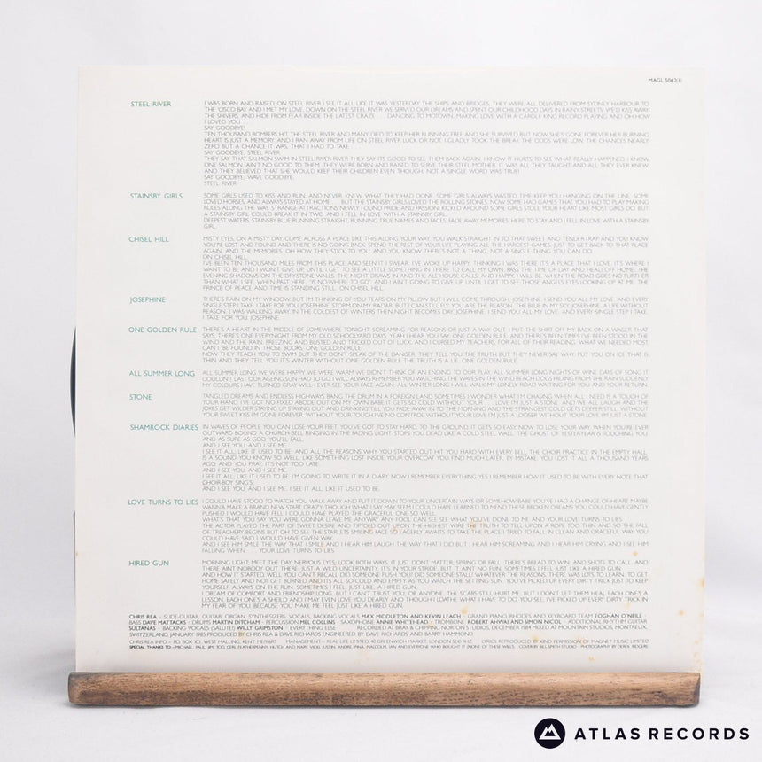 Chris Rea - Shamrock Diaries - Embossed Sleeve LP Vinyl Record - VG+/EX