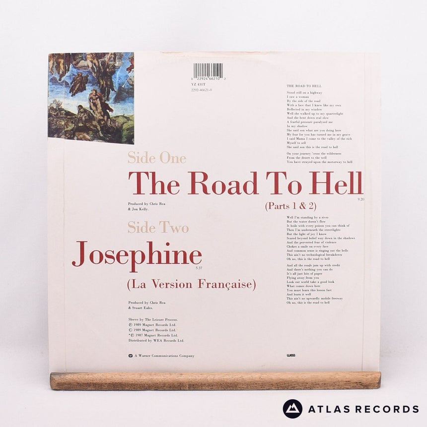 Chris Rea - The Road To Hell (Parts 1 & 2) - 12" Vinyl Record - VG+/EX