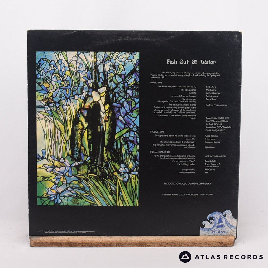 Chris Squire - Fish Out Of Water - Gatefold A2 B2 LP Vinyl Record - VG+/EX