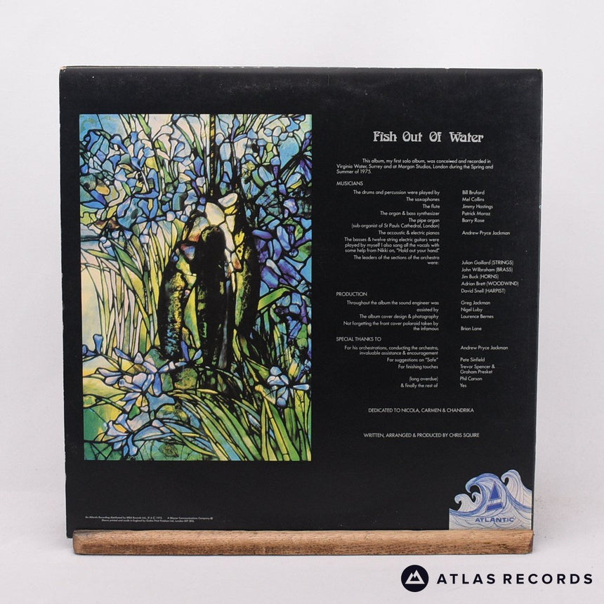Chris Squire - Fish Out Of Water - Gatefold A2 B2 LP Vinyl Record - VG+/VG+