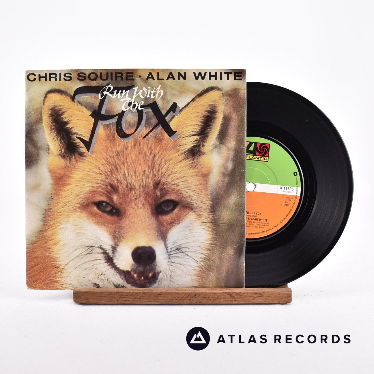 Chris Squire Run With The Fox 7" Vinyl Record - Front Cover & Record