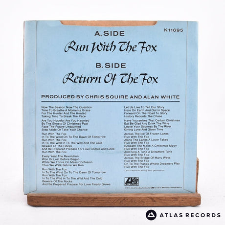 Chris Squire - Run With The Fox - 7" Vinyl Record - EX/EX