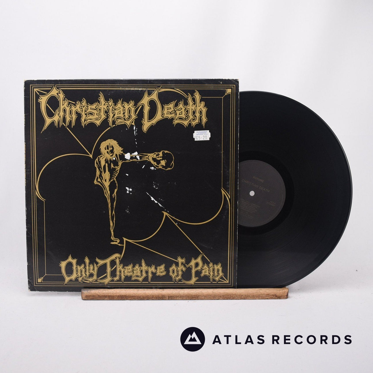 Christian Death Only Theatre Of Pain LP Vinyl Record - Front Cover & Record