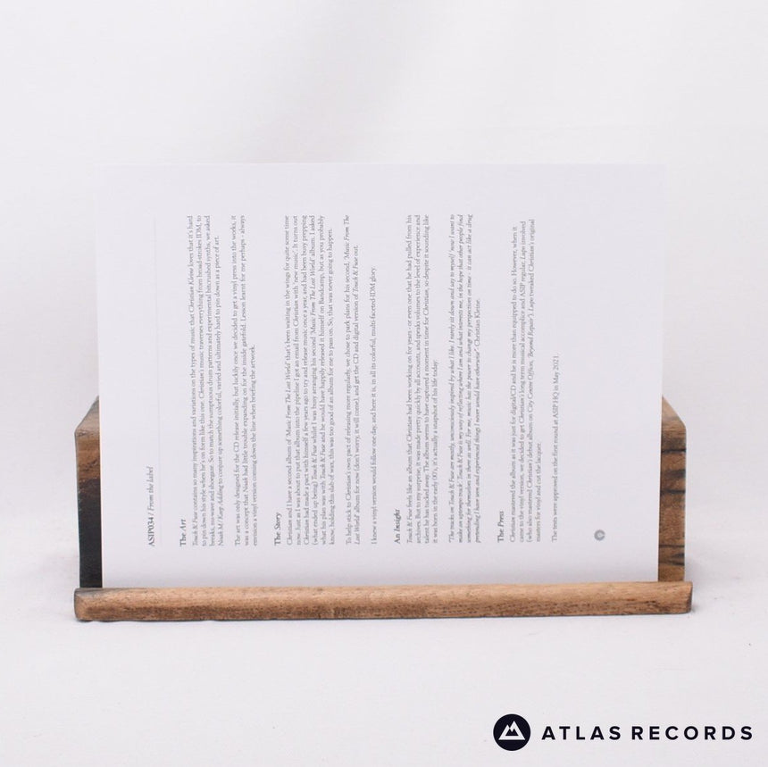 Christian Kleine - Touch & Fuse - Orange Neon Insert 2 x LP Vinyl Record