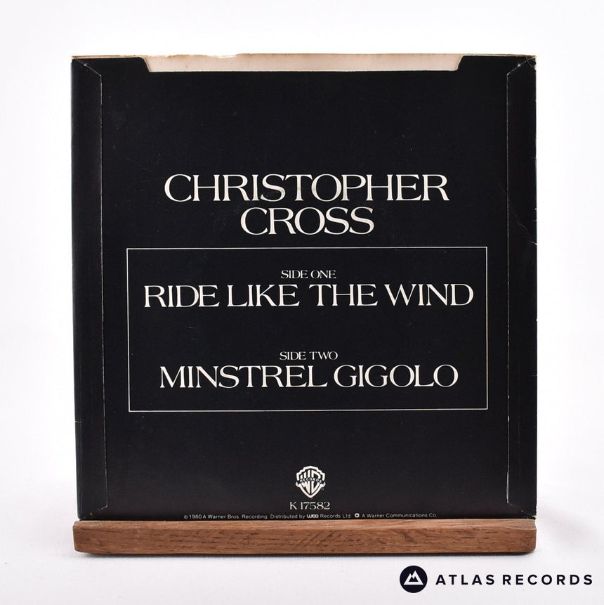 Christopher Cross - Ride Like The Wind - 7" Vinyl Record - VG+/EX