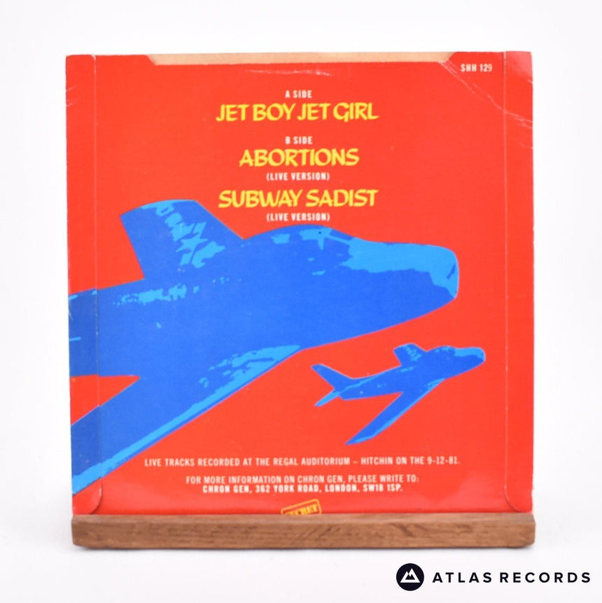 Chron Gen - Jet Boy Jet Girl - Misprint 7" Vinyl Record - VG+/VG+