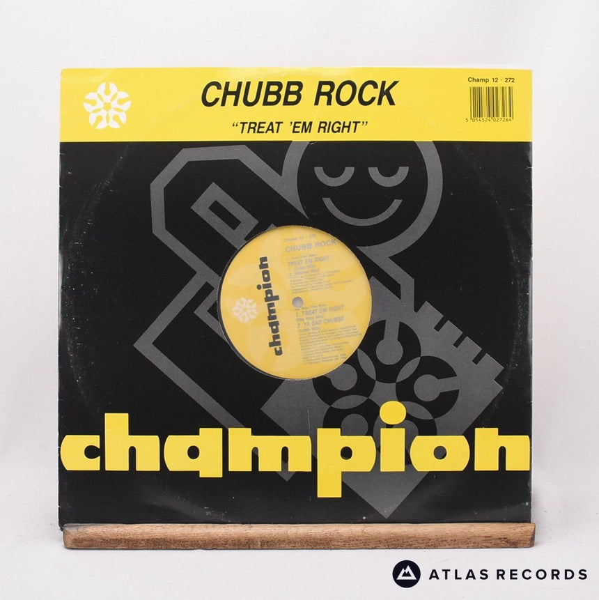Chubb Rock Treat 'Em Right 12" Vinyl Record - Front Cover & Record