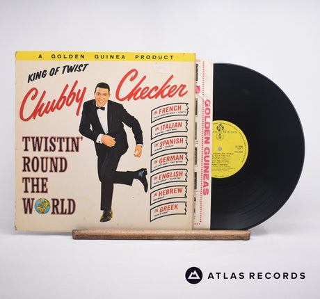 Chubby Checker Twistin' Round The World LP Vinyl Record - Front Cover & Record