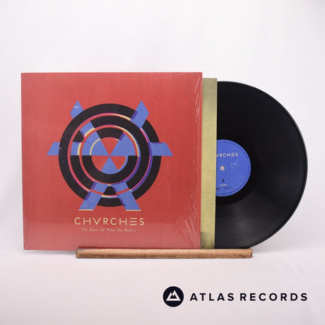 Chvrches The Bones Of What You Believe LP Vinyl Record - Front Cover & Record