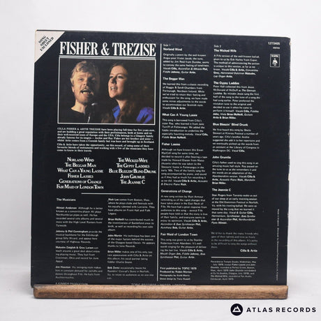 Cilla Fisher - Cilla & Artie - Lyric Sheet LP Vinyl Record - EX/EX