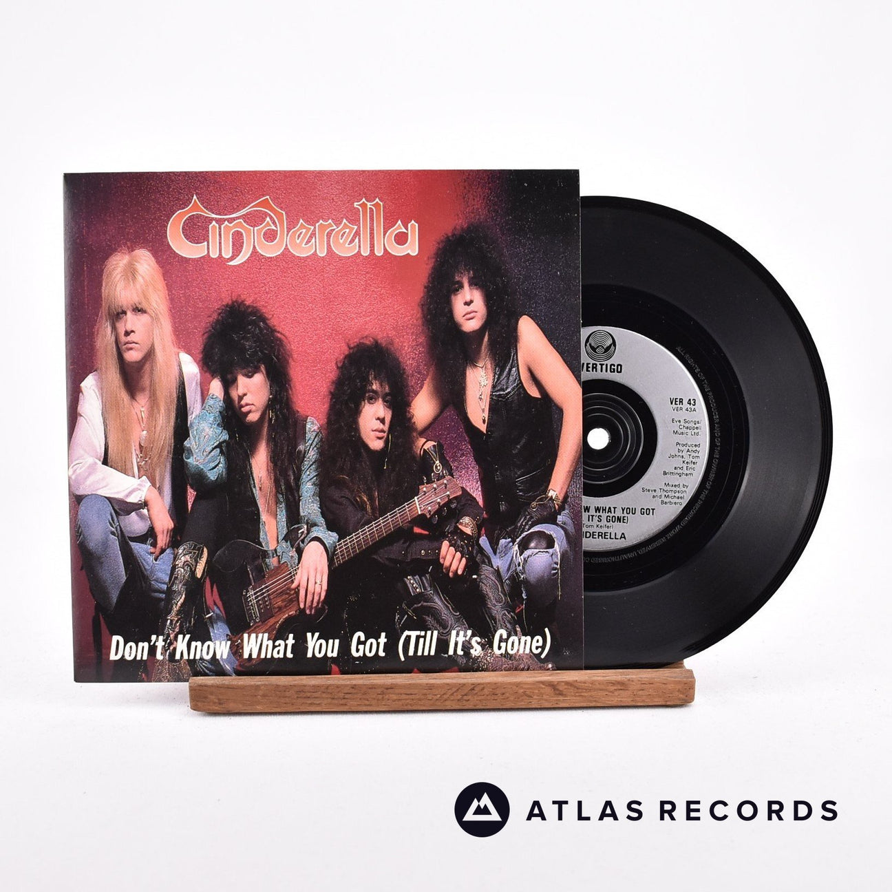 Cinderella Don't Know What You Got 7" Vinyl Record - Front Cover & Record