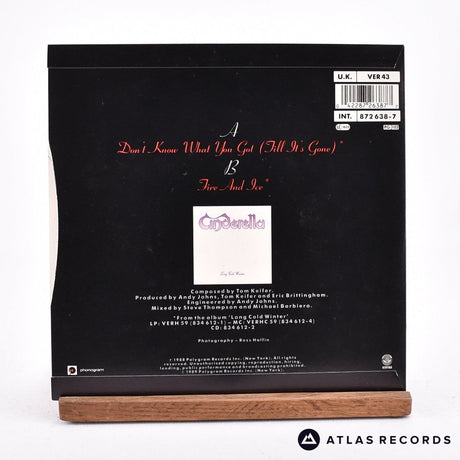 Cinderella - Don't Know What You Got - 7" Vinyl Record - EX/EX