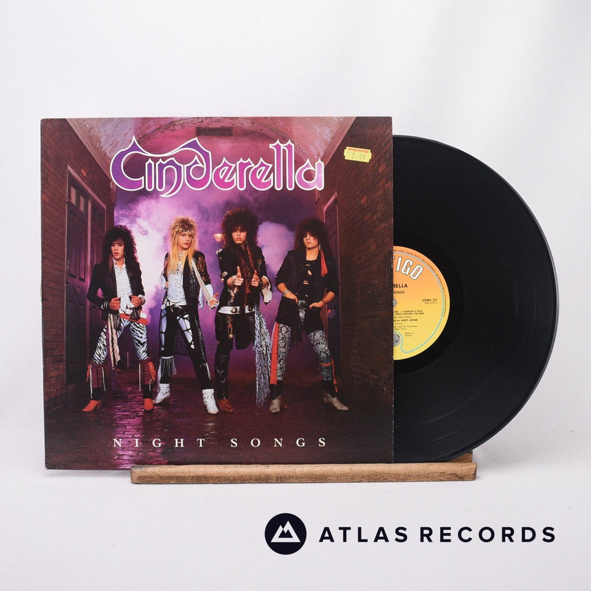 Cinderella Night Songs LP Vinyl Record - Front Cover & Record
