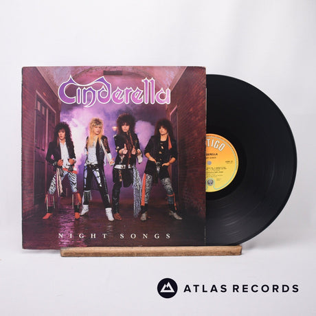 Cinderella Night Songs LP Vinyl Record - Front Cover & Record