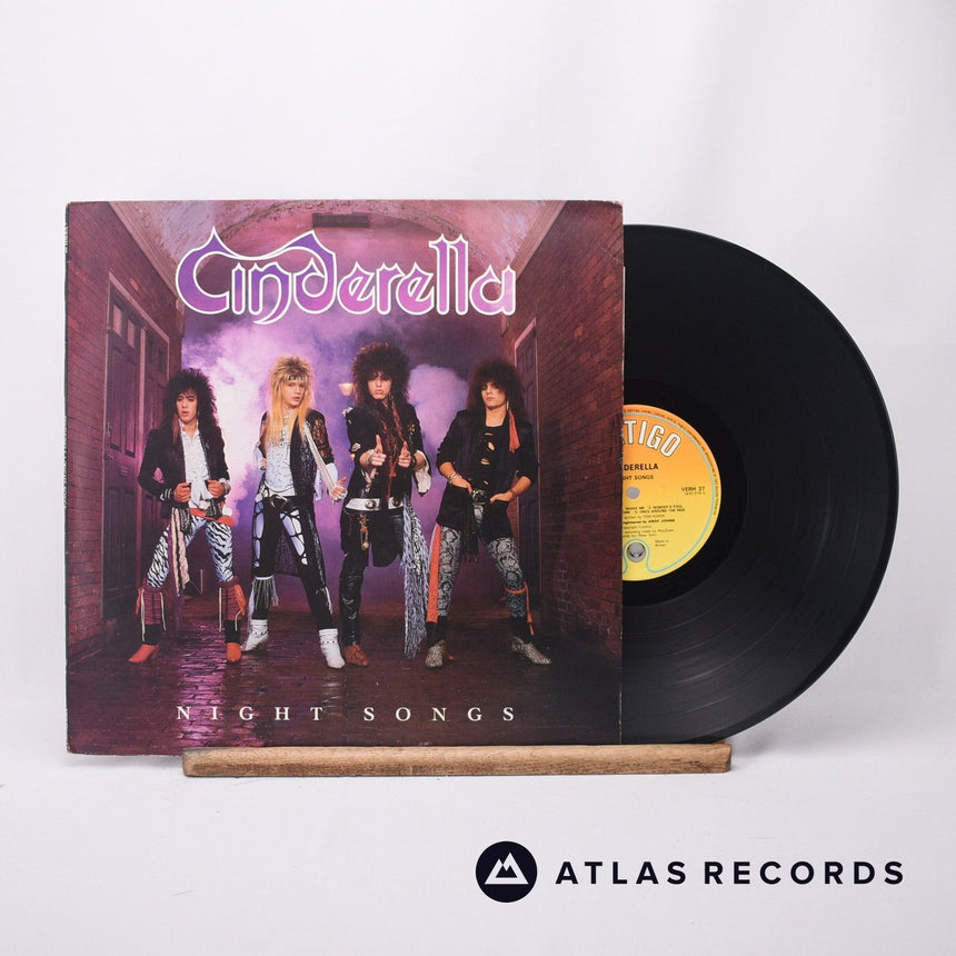 Cinderella Night Songs LP Vinyl Record - Front Cover & Record