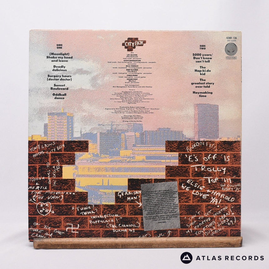 City Boy - City Boy - Repress LP Vinyl Record - EX/VG+