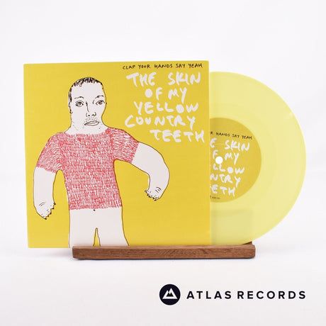 Clap Your Hands Say Yeah The Skin Of My Yellow Country Teeth 7" Vinyl Record - Front Cover & Record