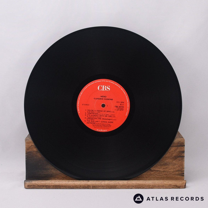 Clarence Clemons - Hero - Lyric Sheet LP Vinyl Record - VG+/EX