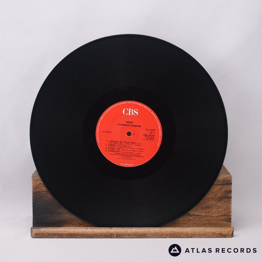 Clarence Clemons - Hero - Lyric Sheet LP Vinyl Record - VG+/EX