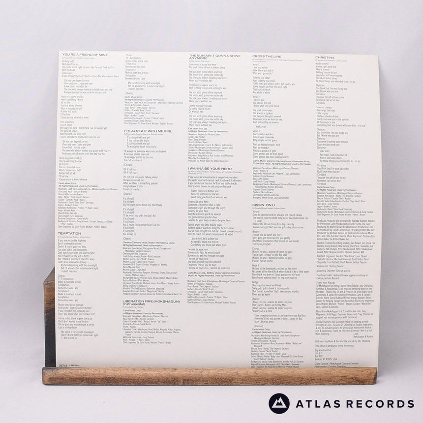 Clarence Clemons - Hero - Lyric Sheet LP Vinyl Record - VG+/EX