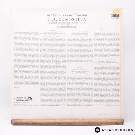 Claude Monteux - 18th Century Flute Concertos - LP Vinyl Record - EX/EX
