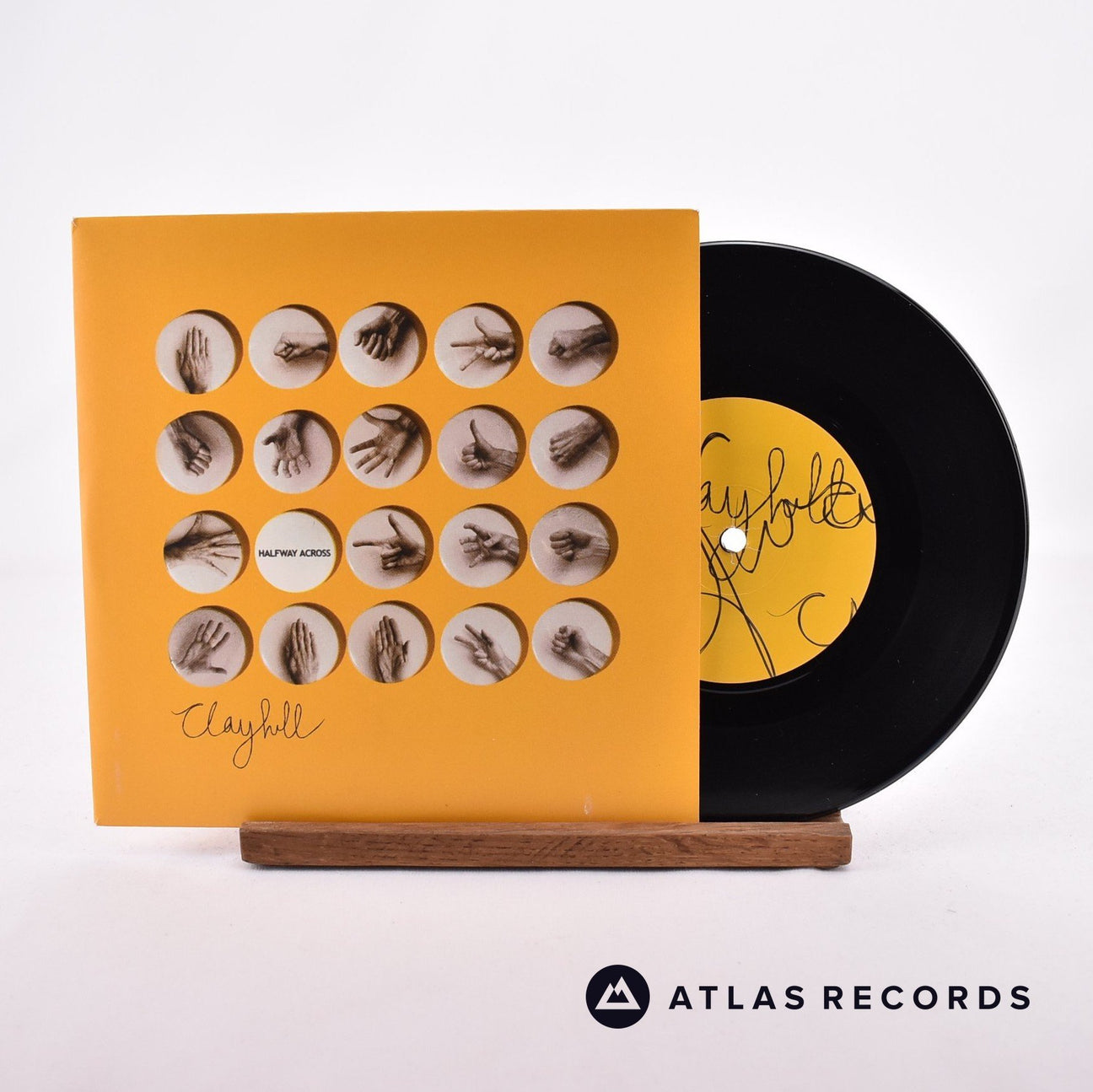 Clayhill Halfway Across 7" Vinyl Record - Front Cover & Record