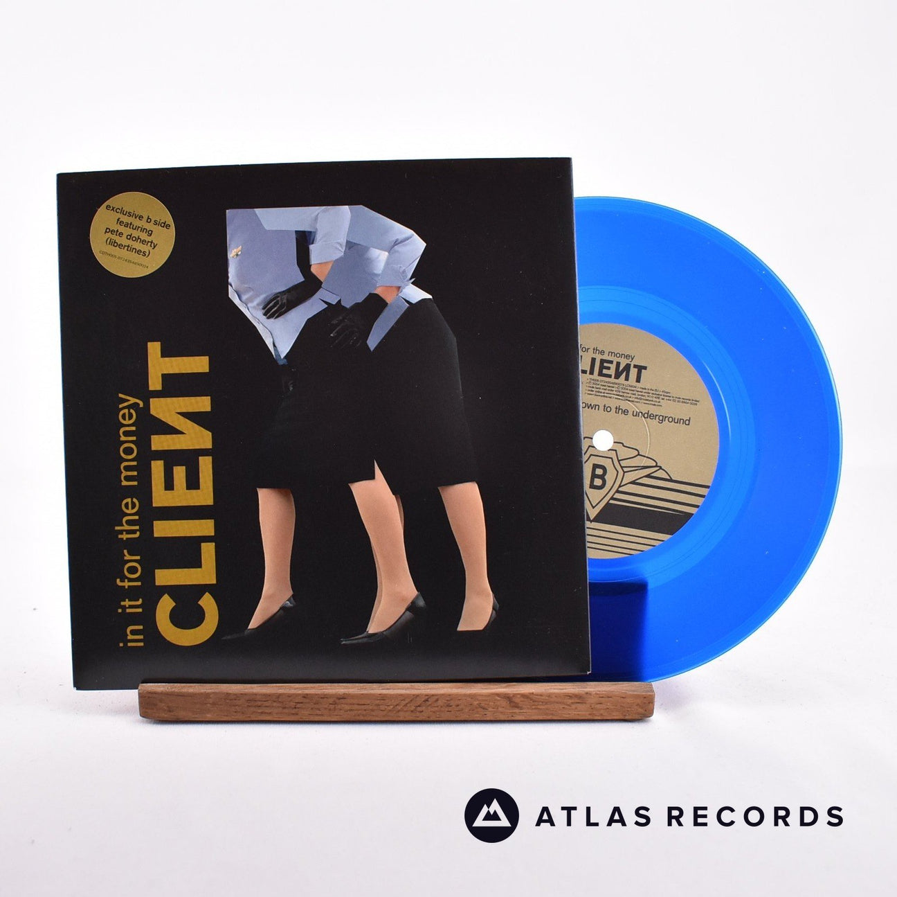 Client In It For The Money 7" Vinyl Record - Front Cover & Record