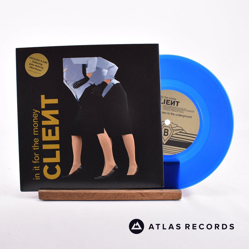 Client In It For The Money 7" Vinyl Record - Front Cover & Record