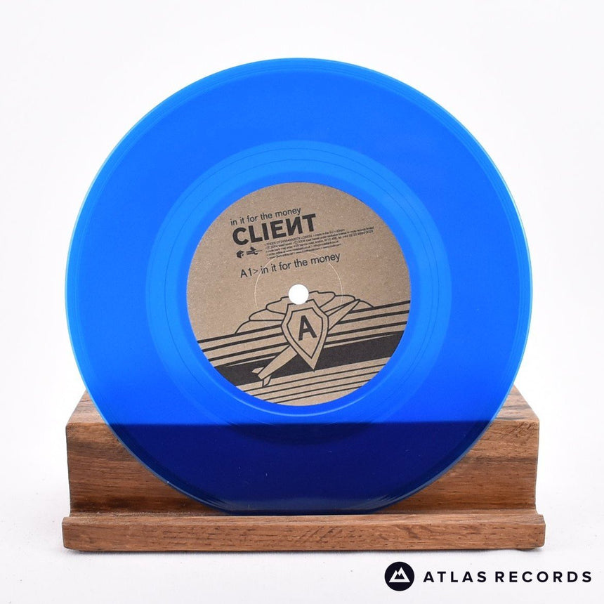 Client - In It For The Money - Blue Limited Edition 7" Vinyl Record - NM/NM