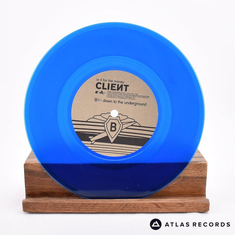 Client - In It For The Money - Blue Limited Edition 7" Vinyl Record - NM/EX