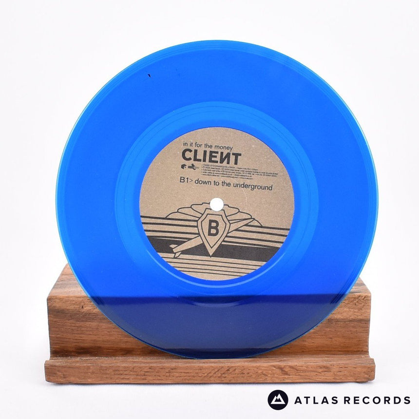 Client - In It For The Money - Blue Limited Edition 7" Vinyl Record - EX/EX