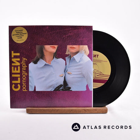 Client Pornography 7" Vinyl Record - Front Cover & Record