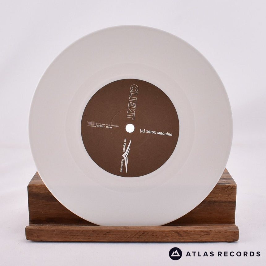 Client - Zerox Machine - White 7" Vinyl Record - EX/NM